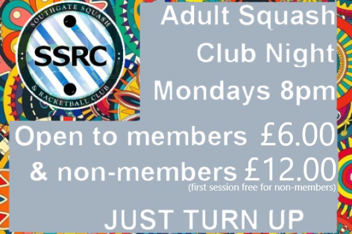 Image for Squash Club Night